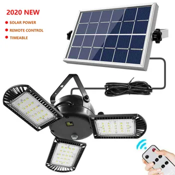 

Solar Lights 800ML Super Bright Solar Powerd Lamp Remote Control Waterproof 60led Solar Light for Garden Pathway Balcony Bedroom