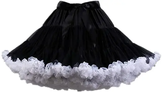 Lente Mode Dames 3-laags Geplooide Tule Petticoat Tutu Gezwollen Feest Cosplay Rok