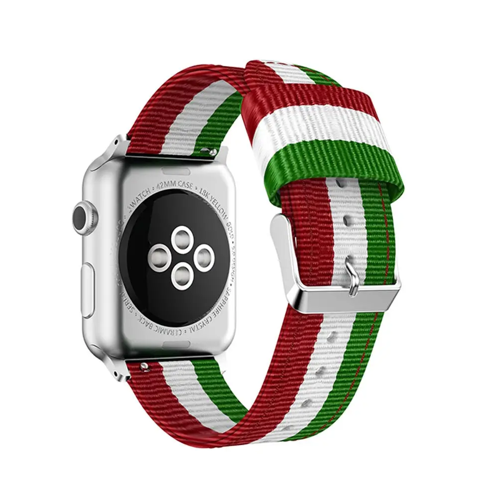 Модный нейлоновый ремешок для Apple watch 44 мм 40 мм 42 мм 38 мм браслет для iWatch серии 1 2 3 4 наручный ремешок аксессуары для часов
