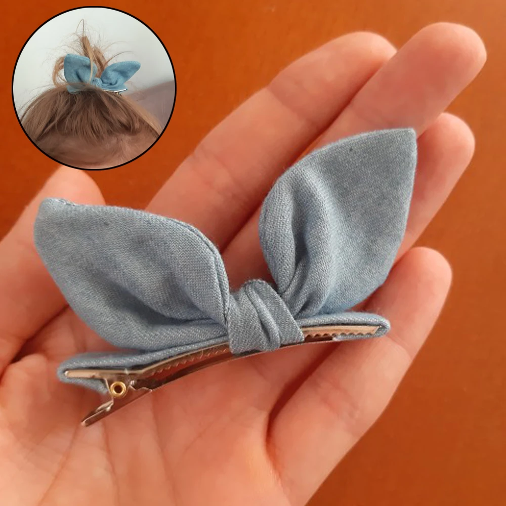 Las chicas nuevas de Orejas de conejo broche bebé niñas encantadora BB Clip estilo universitario horquillas pelo Clips laterales para niños, regalos de cumpleaños