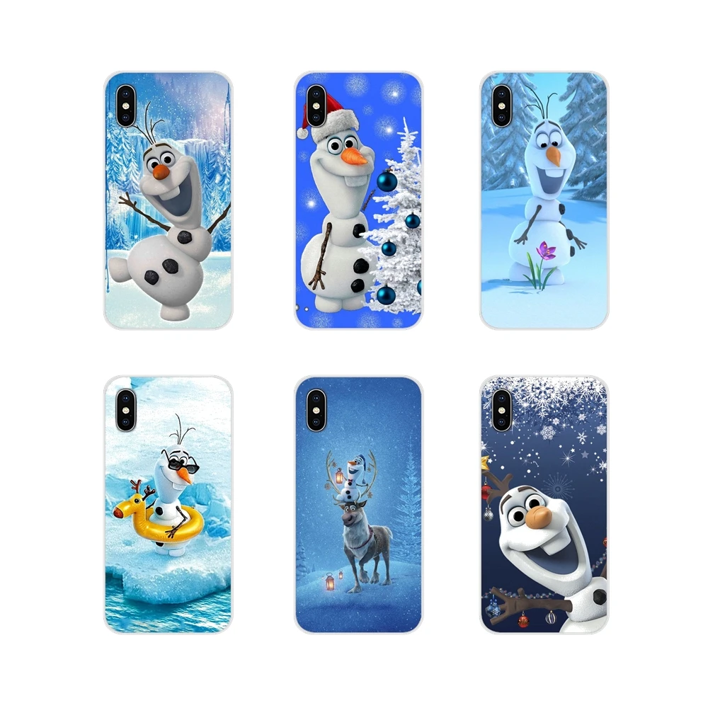 For Huawei G7 G8 P7 P8 P9 P10 P20 P30 Lite Mini Pro P Smart Plus Accessories Phone Cases Covers Olaf the Snowman