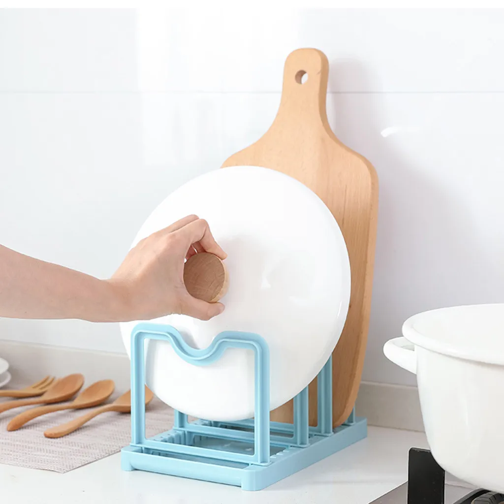 Кухонная стойка для посуды аксессуары органайзер ножей крышка кастрюли сушилка