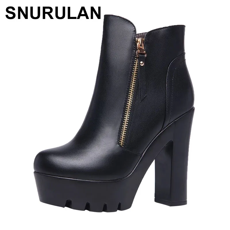 

SNURULANhigh high heel shoes, plush and elegant women's high heel boots for fall and winter, sizes 32 to 43