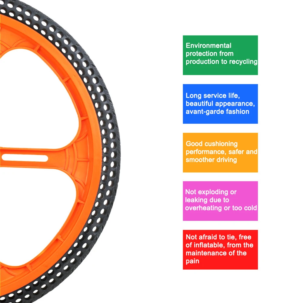 8-дюймовые шины для Xiaomi Ninebot ES1 ES2 ES4 электрический скутер Ninebot колеса взрывозащищенный Non-пневматический прочный шина для скутера