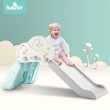 BabyGo детская горка Крытый открытый задний двор игрушка для мальчиков и девочек складная детская игровая горка безопасный дизайн парк развлечений