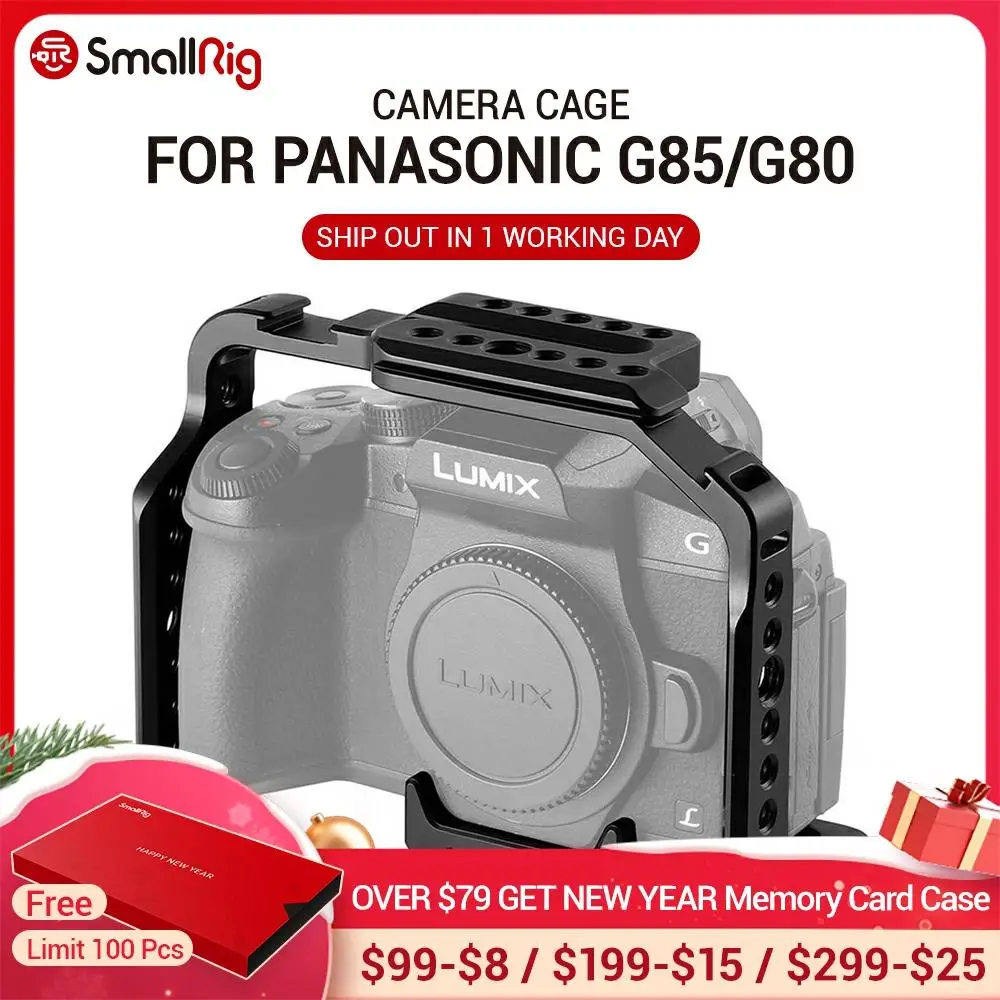SmallRig DSLR Camera G80 Cage for Panasonic Lumix DMC G85 / G80