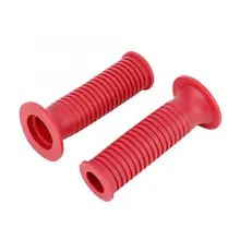 1 пара 7/8in руль мотоцикла резиновой рукоятки Ручка Барные аксессуары motorsiklet aksesuarlari, запчасти для мотоциклов