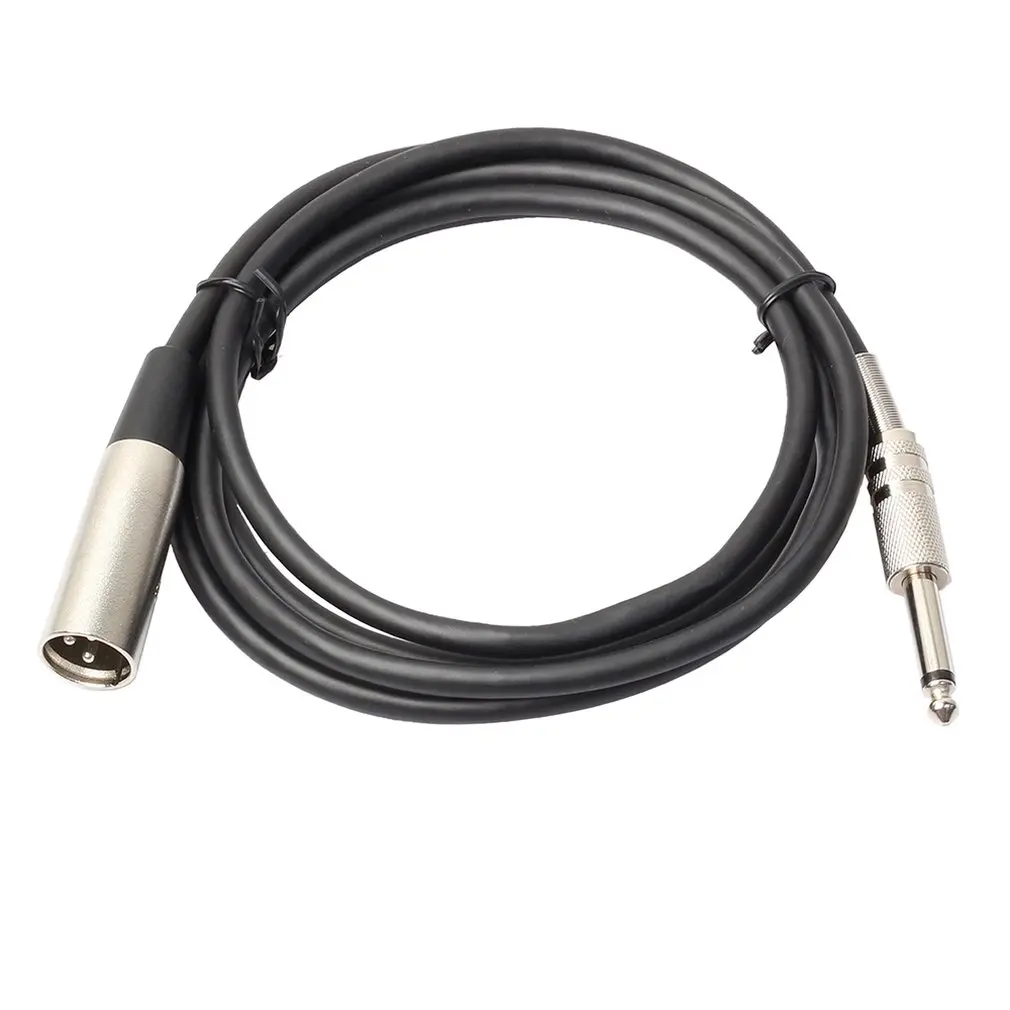 

6.35 mm Jcak Male to XLR Male Audio Stereo Mic Cable 6.5 mm Jcak to XLR Male to Male Balanced Speaker Mic Cable 1m/1.8m/3m