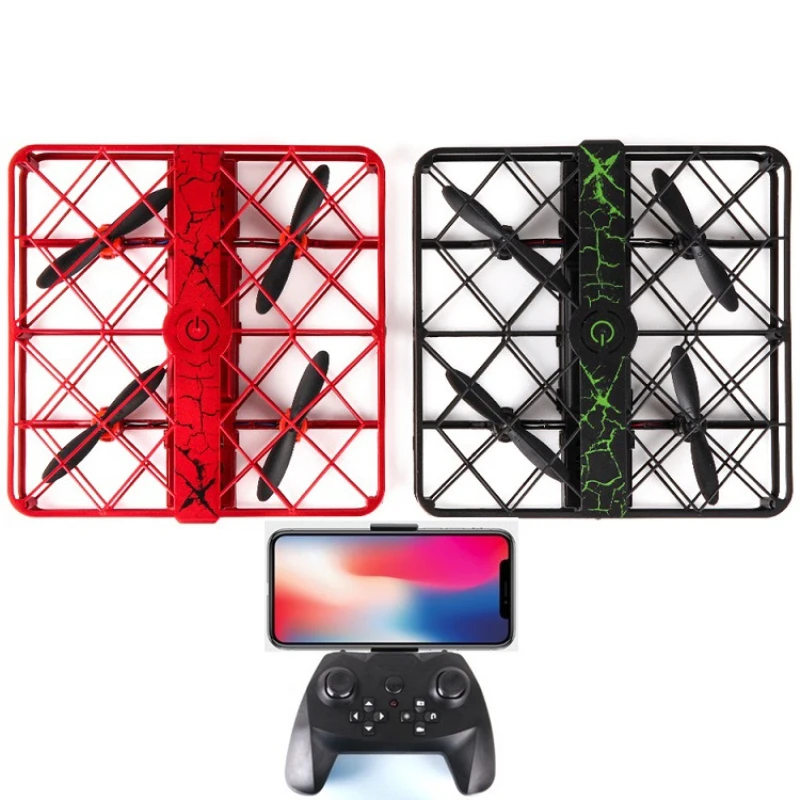 Мини селфи Карманный wifi FPV RC Дрон с 720P широкоугольной HD камерой пульт дистанционного управления Самолет 3D флип Безголовый режим удержания высоты