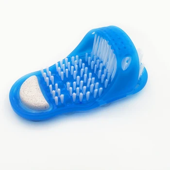 

Plastic Bath Shower Feet Massage Slippers Bath Shoes Brush Pumice Stone Foot Scrubber Spa Shower Remove Dead Skin Foot Care Tool