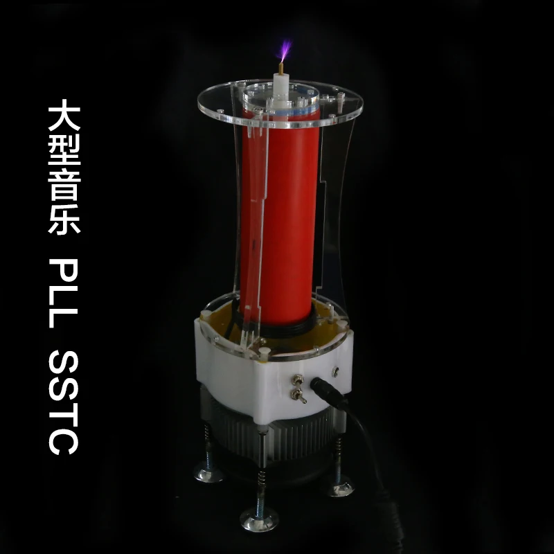 

Large Plasma Music PLL SSTC Tesla Coil Lightning Arc High Voltage Generator