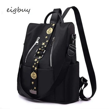 

Ladies Backpack Casual Backpack For Teenage Designer Student Black Preppy Style Backpacks For Teenage Girls Sac A Dos Bookbag
