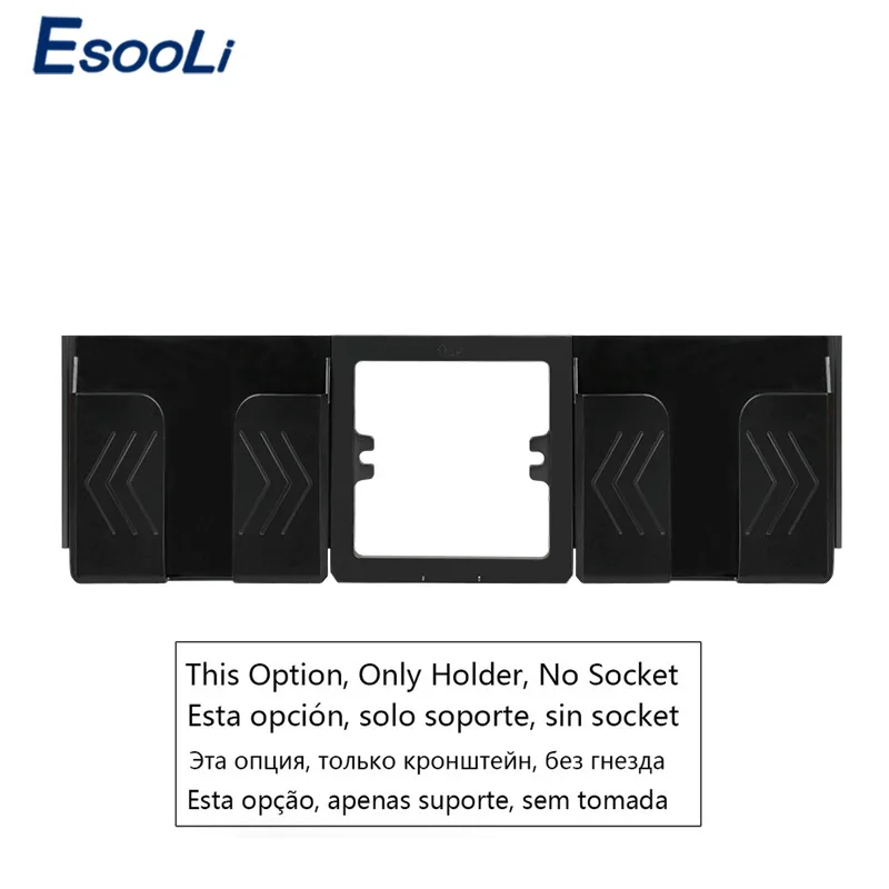 Esooli черный 4 портовый USB адаптер для настенного зарядного устройства 4A
