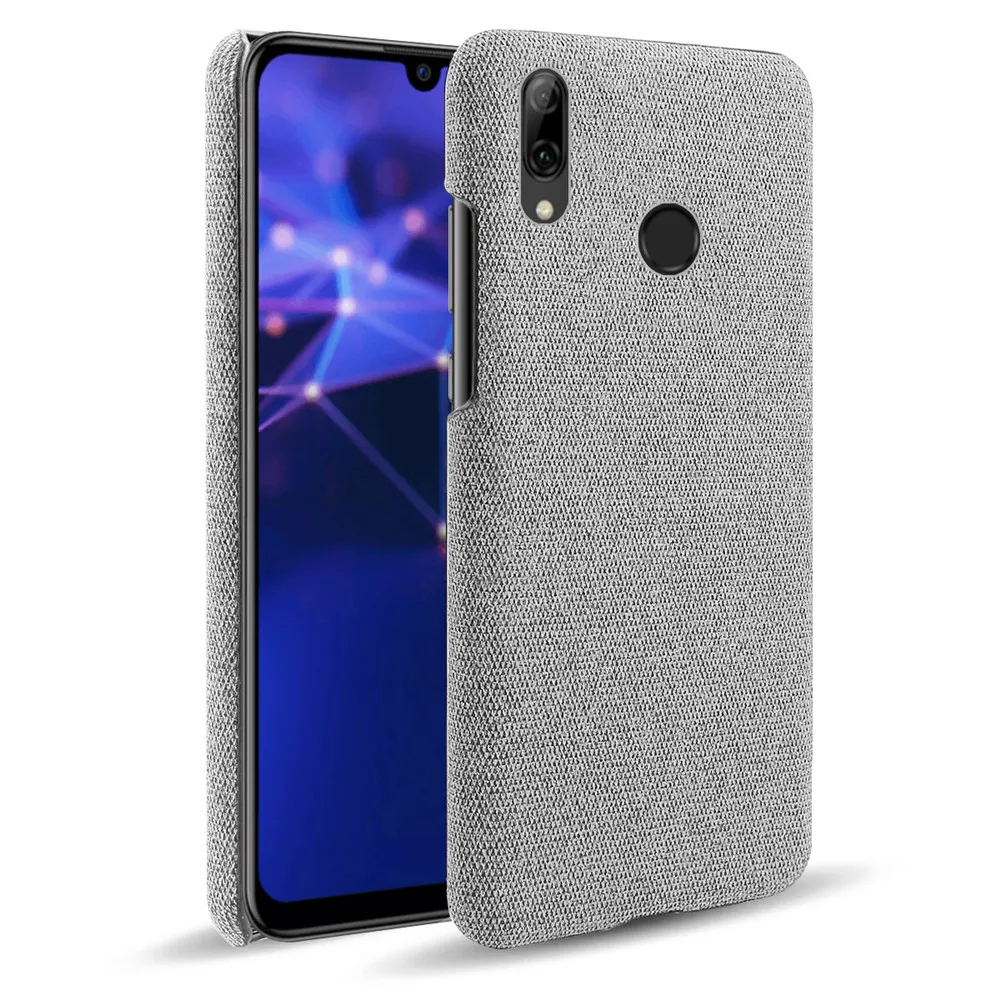 Custodie In Tessuto Per Huawei P Smart 2019 Custodia Sottile Retro Panno Cover Rigida Per Huawei P Smart 2019 Psmart 2019 Pot-Lx3