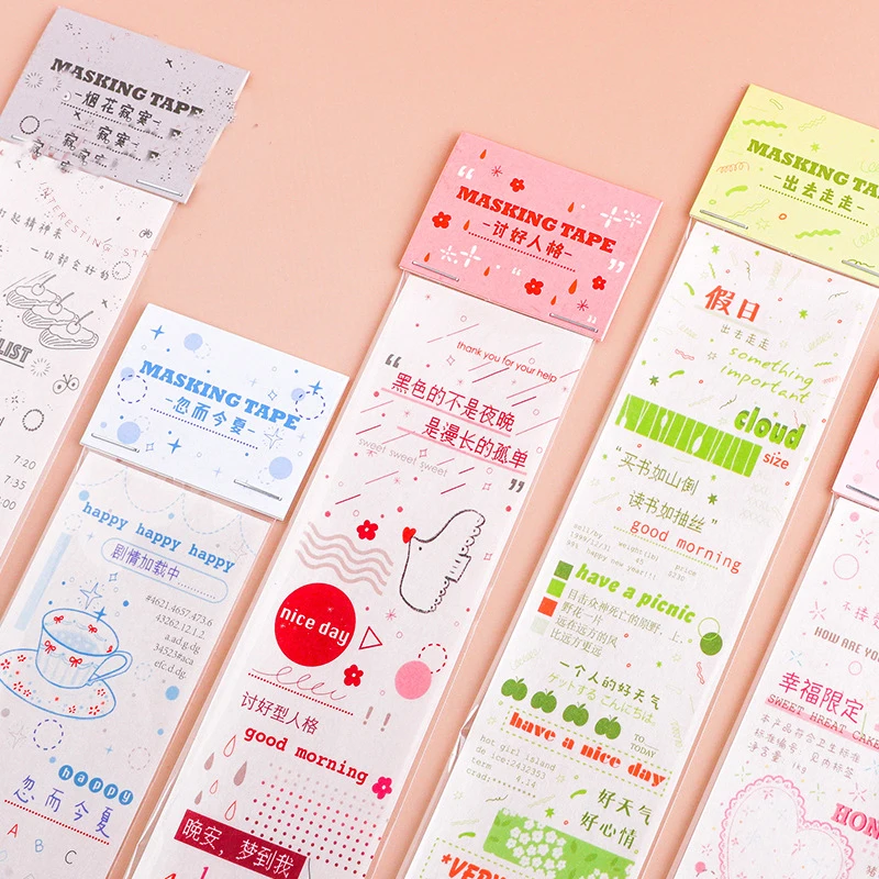 

Mohamm Little Sweet bean Series Kawaii Cute Sticker Custom Tape Diary Stationery