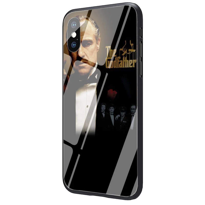 Закаленное стекло для телефона Godfather Don Corleone чехол для iPhone 5 5S SE 6 6s 7 8 Plus X XR XS 11 pro Max - Color: G12