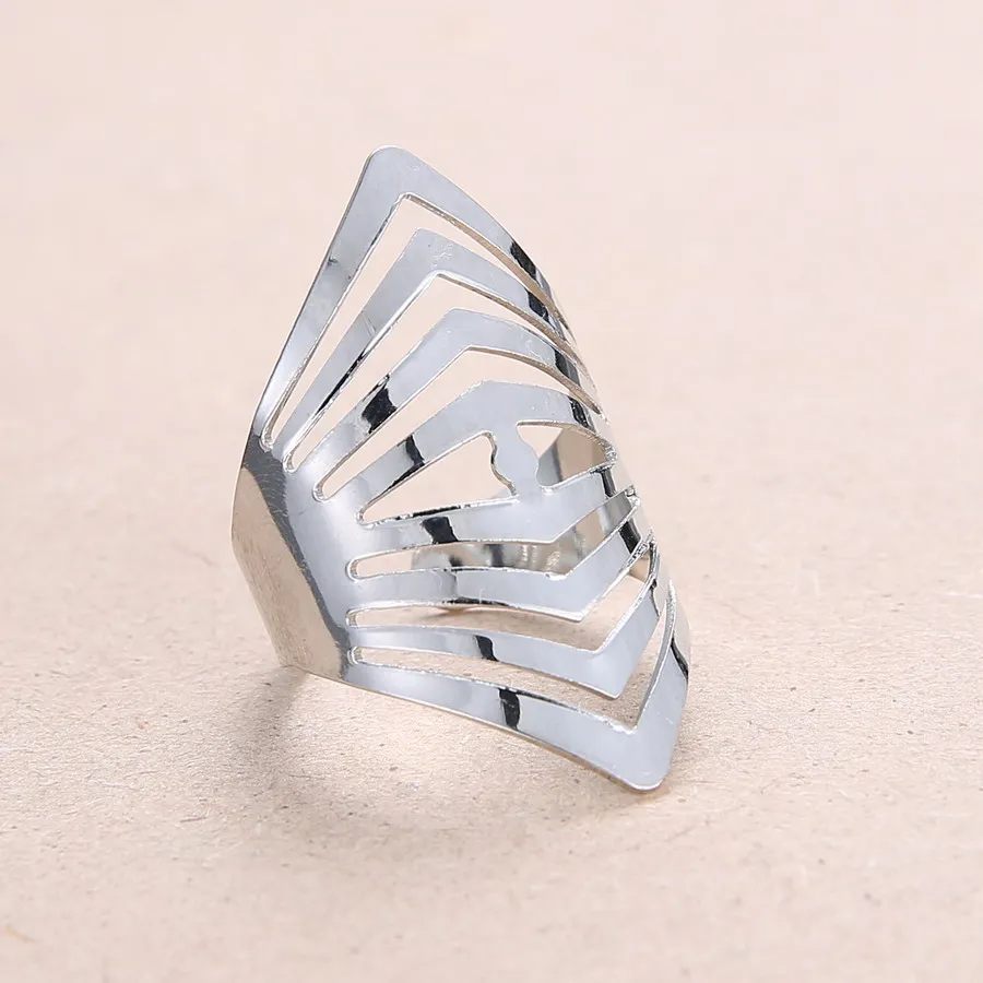 Rinhoo регулируемое Открытое кольцо в форме сердца из нержавеющей стали, женские вечерние кольца, ювелирные изделия