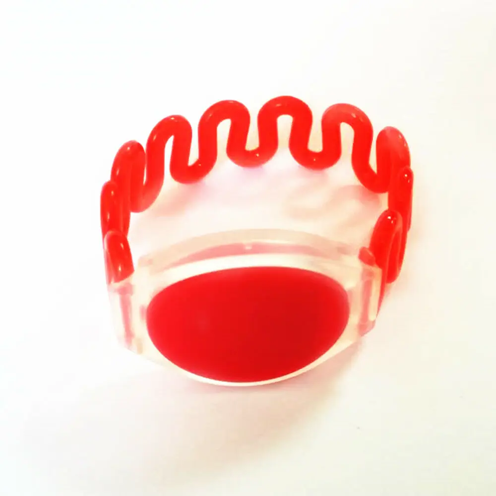 Red-1pcs 125 кГц EM4100/4102 ID Цвет Водонепроницаемый ПК браслет с rfid-чипом 1/2 шт./EM тег - Цвет: Red-1pcs