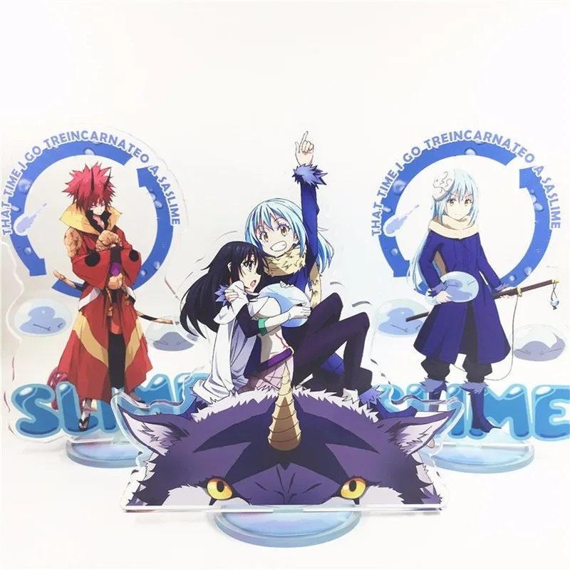 

Anime That Time I Got Reincarnated as a Slime keychian Rimuru Tempest benimaru shuna shion souei Milim Nava Acrylic key chain