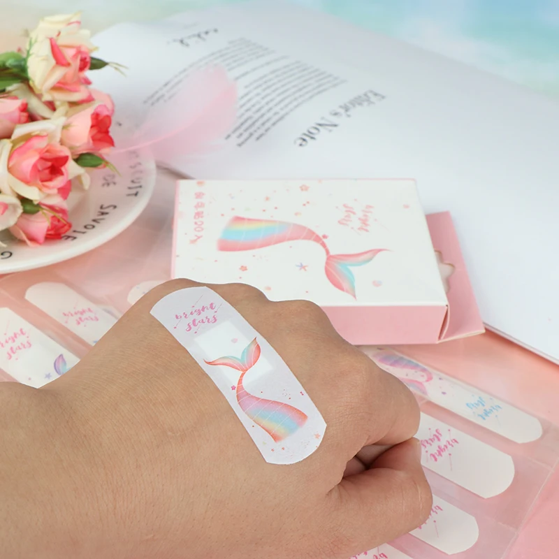 20Pcs/Box Cute Disposable Band Aid Wound sticker First Aid Emergency Kit Adhesive Bandages For Kids Children