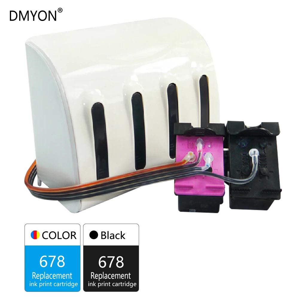DMYON 678 СНПЧ основная замена чернил для Hp Deskjet 2515 3515 1018 1518 2548 3548 4518 картриджи