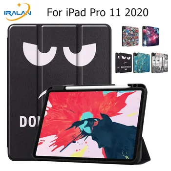 

Magnetic Case For iPad Pro 11 2020 Slim Lightweight Leather Folio Stand Cover Funda for iPad Pro 11 2020 Case With Pencil Holder