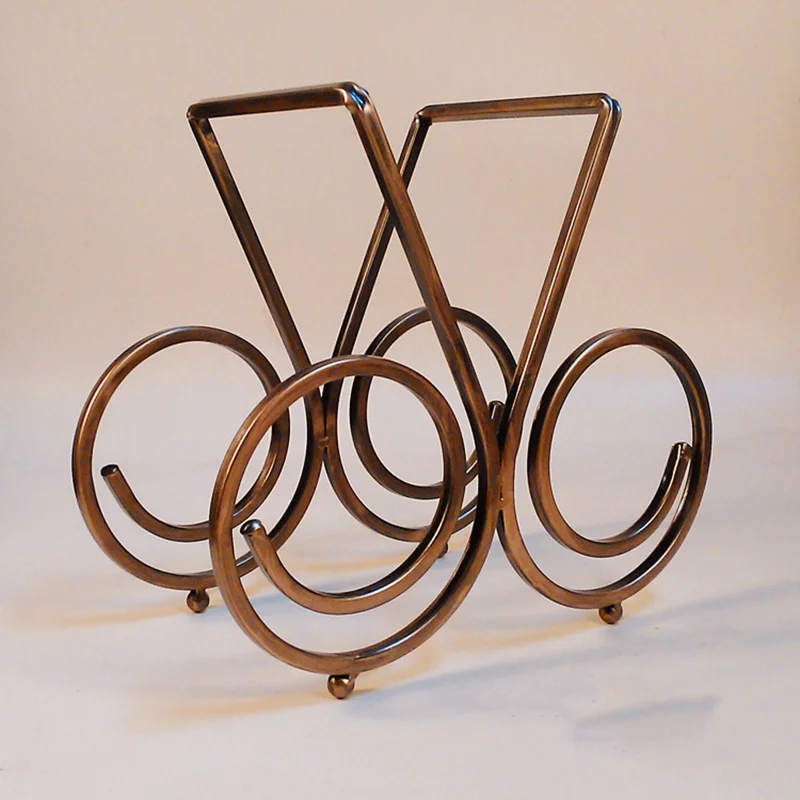 Bronze Bronze Metal Antique Wine Rack Shelf European Vintage Portable Wine Bottle Holder Wine Stand Home Wine Cabinet Wedding Decor - Цвет: Bronze
