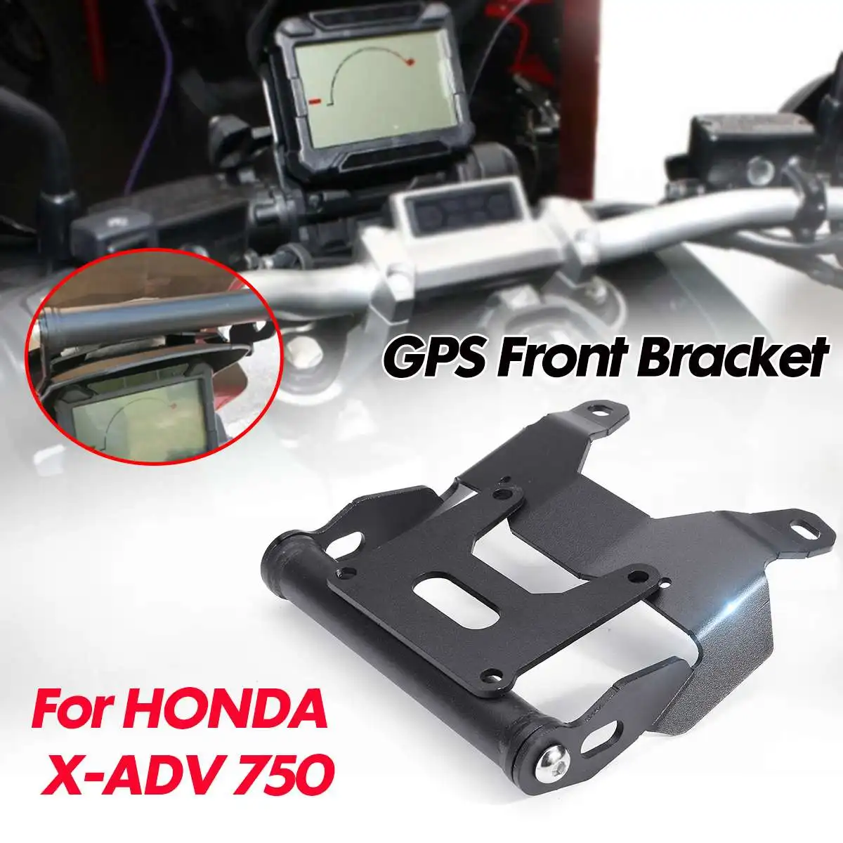 

CNC Aluminum Alloy Motorcycle Accessories Front Bracket Smartphone Stand GPS For HONDA X-ADV 750