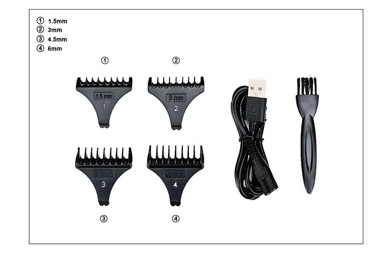 Wmark sem Fio Máquina de Cortar Cabelo com Display Cabelo Cone Lâmina Elétrica Máquina Cortar Lcd Ng-2023 2 cone lâmina NG-2023 elétrica máquina cortar cabelo com display lcd