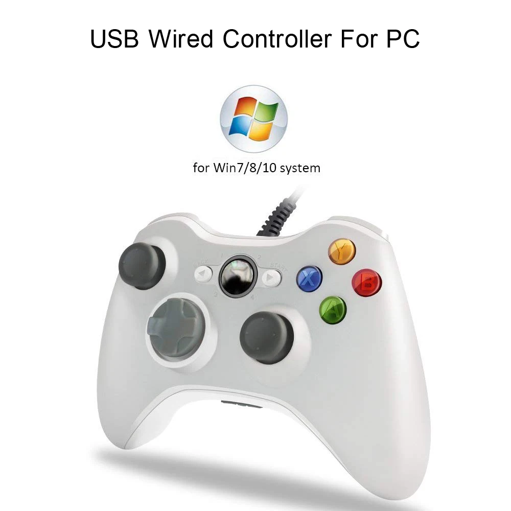 USB проводной геймпад игровой системы ПК контроллер для компьютера Windows 7/8/10 не Xbox