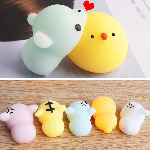 Mini Squishies d'animaux Kawaii, jouets anti-Stress, cadeaux doux -  AliExpress