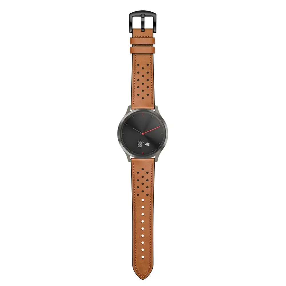 Высококачественный кожаный сменный ремешок для Garmin Vivoactive3 Расширенный ремешок для Garmin VIVOMOVE HR Smart Watch