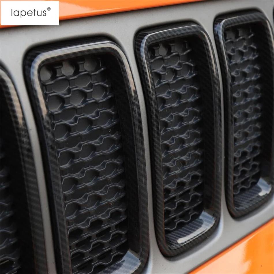 Аксессуары Lapetus подходят для Jeep Renegade ABS передняя головка решетка гриль украшение кольцо литье крышка комплект отделка 7 шт