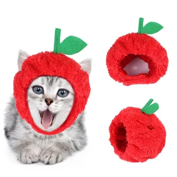 

Pet Hat Dogs Hats Winter Warm Pet Dog Cap Fruit Pineapple Hat Apple Hat for Dogs Puppy Accessories Fashion Funny Cute Costume
