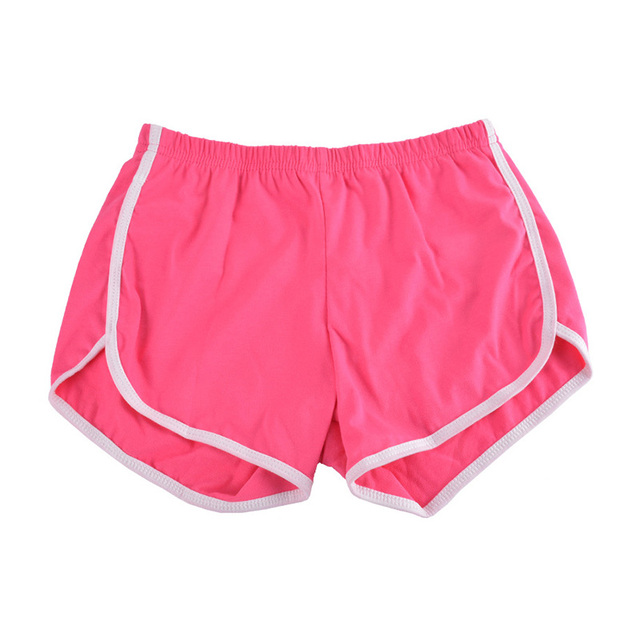 Women Shorts Summer Short Pants Stretch Waist Contrast Binding Side Split Elastic Waist Patchwork Casual Beach Sports Shorts