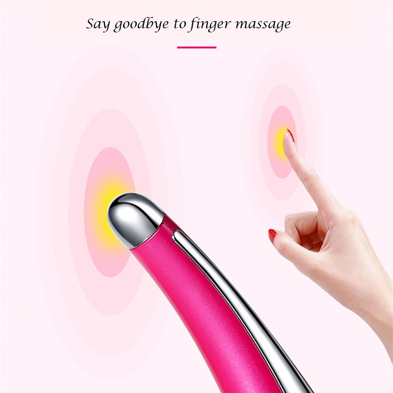 USB Electric Recharge Eyes Massager Dark Circle Wrinkle Remove Eyes Massage Pen Face Beauty Skin Care Tools