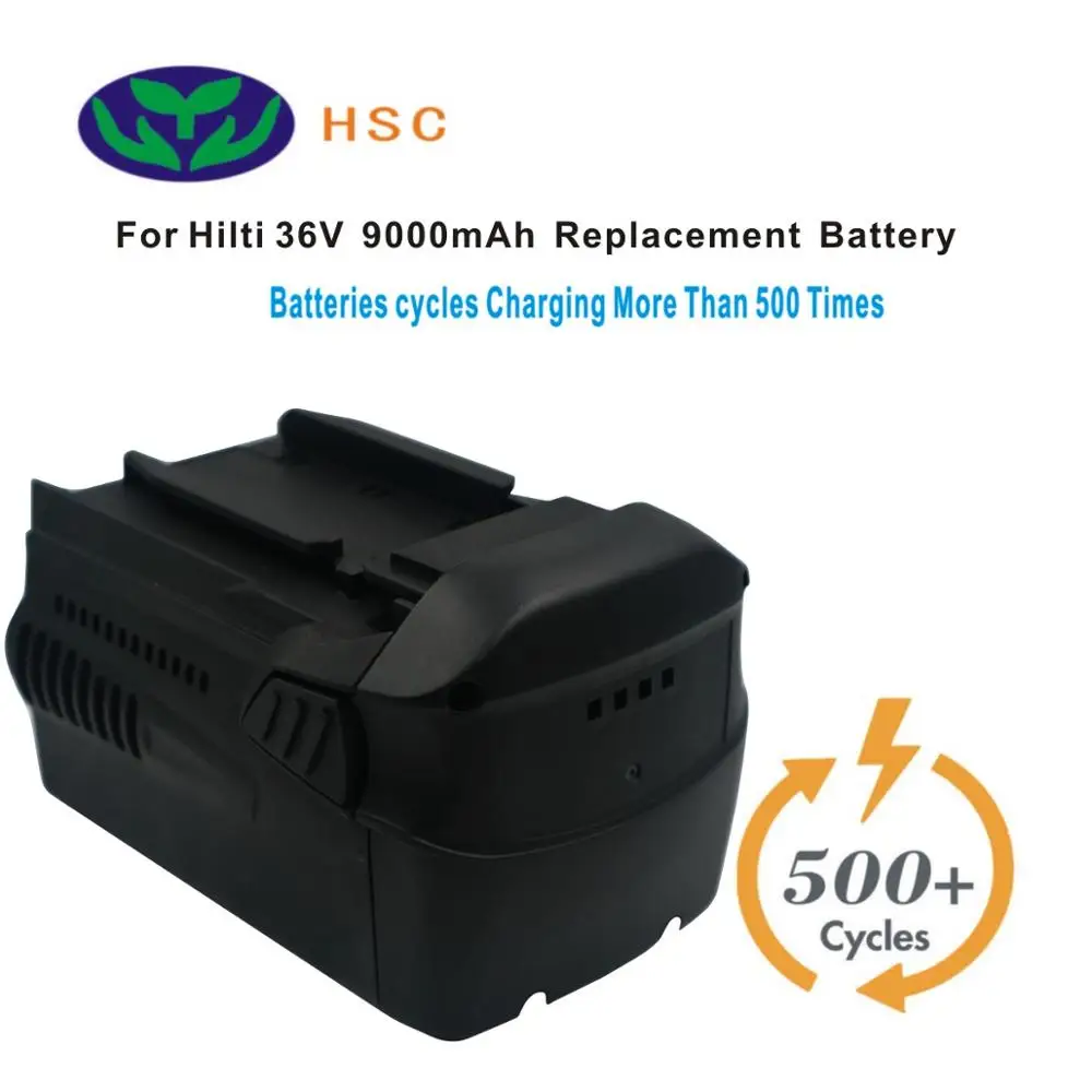 9000 мА/ч, 18650 Батарея чехол 10S3P HIL36B Li-Ion Батарея е-байка 36В Замена для Hilti B36/3,9 B36/5,2 B36/6,0 Батарея пакет е-байка 36В