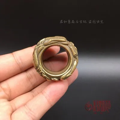 Изысканное старинное мужское кольцо(мужская и женская радость