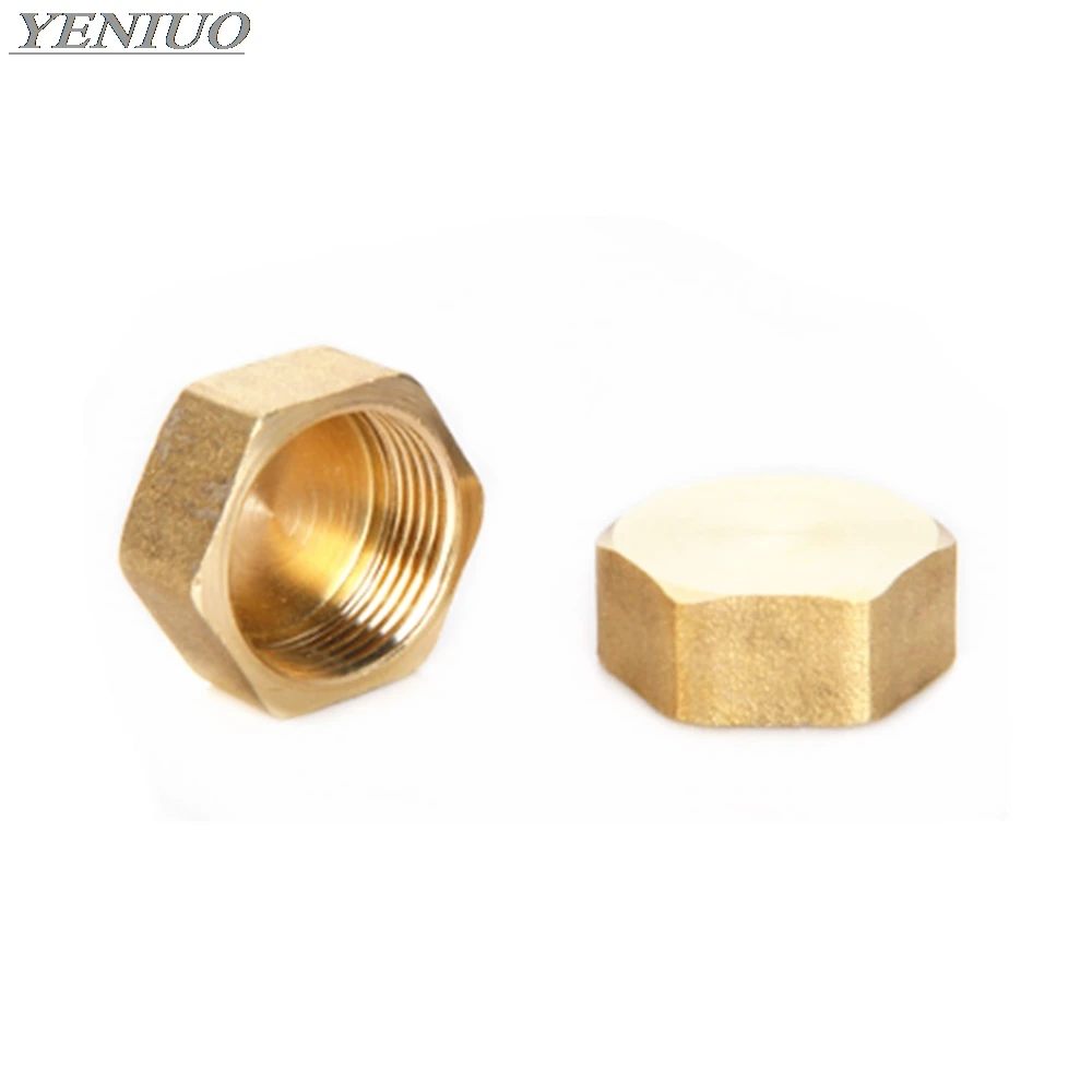 1/4 &quot3/8&quot 1/2 &quot3/4&quot BSP Женская резьба Латунная Труба Шестигранная головка