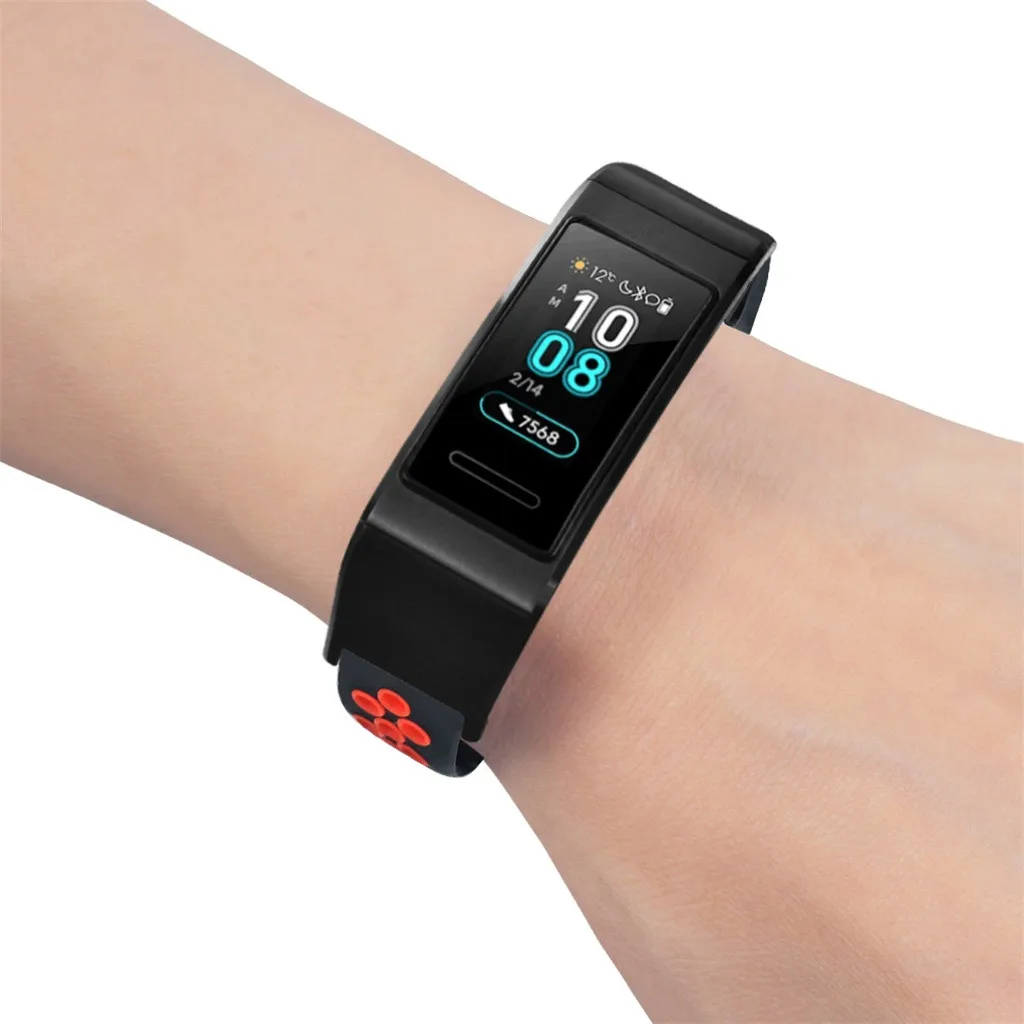 Заменить мужской t Smartband мягкий силиконовый спортивный ремешок для наручных часов для huawei Band 3/3 Pro часы для мужчин и женщин умные часы аксессуары