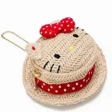 Hello kitty милый мультфильм «hello kitty» Сумка для женщин Путешествия девушки удобная сумка на запястье макияж держатель карты рюкзак