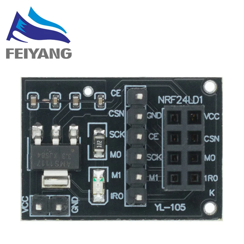 100 шт. NRF24L01 + беспроводной модуль передачи данных 2 4 г/NRF24L01 обновленная версия