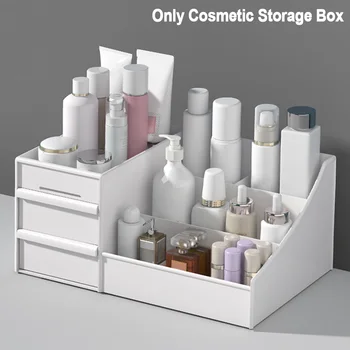 

Display Desktop Holder For Jewelry PP Bedroom Tidy Large Capacity Cosmetic Storage Box Bathroom Drawer Organizer Space Saving