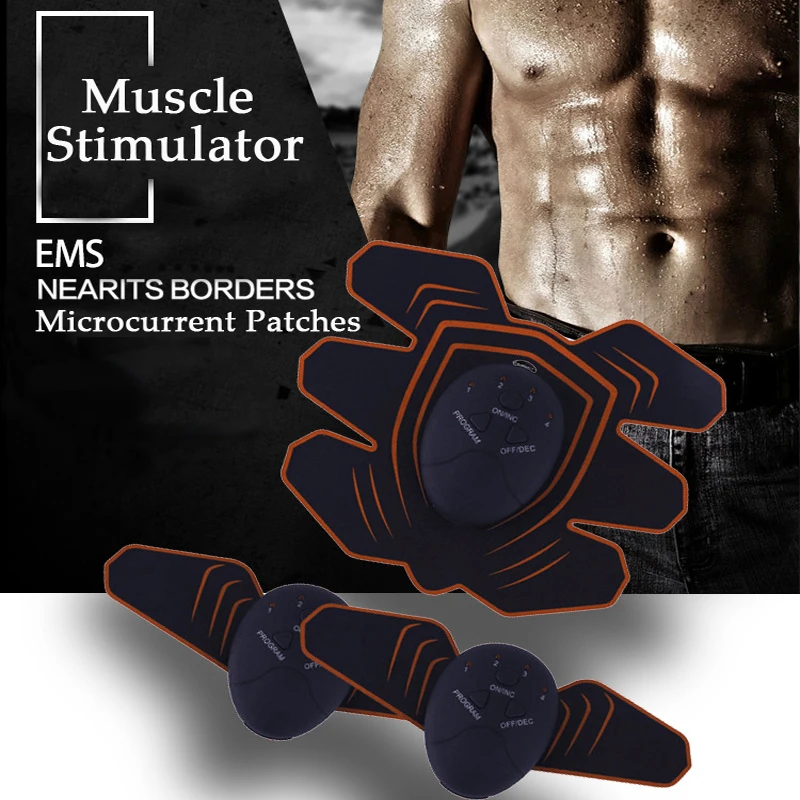 

Abdominal Trainer Electric Muscle Stimulator EMS Fat Burner ABS Stimulate Patch Fitness Body Slimming Massager