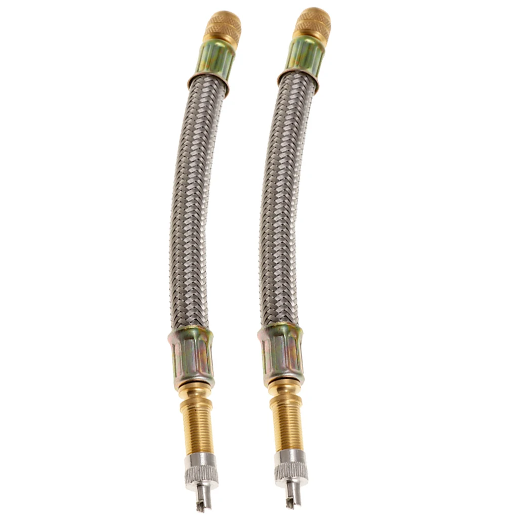 2X 150mm Length Auto Car Truck Bus Wheel Tire Tyre Valve Extension Adaptor 2X 150mm Length Auto Car Truck Bus Wheel Tire Tyre Valve Extension Adaptor