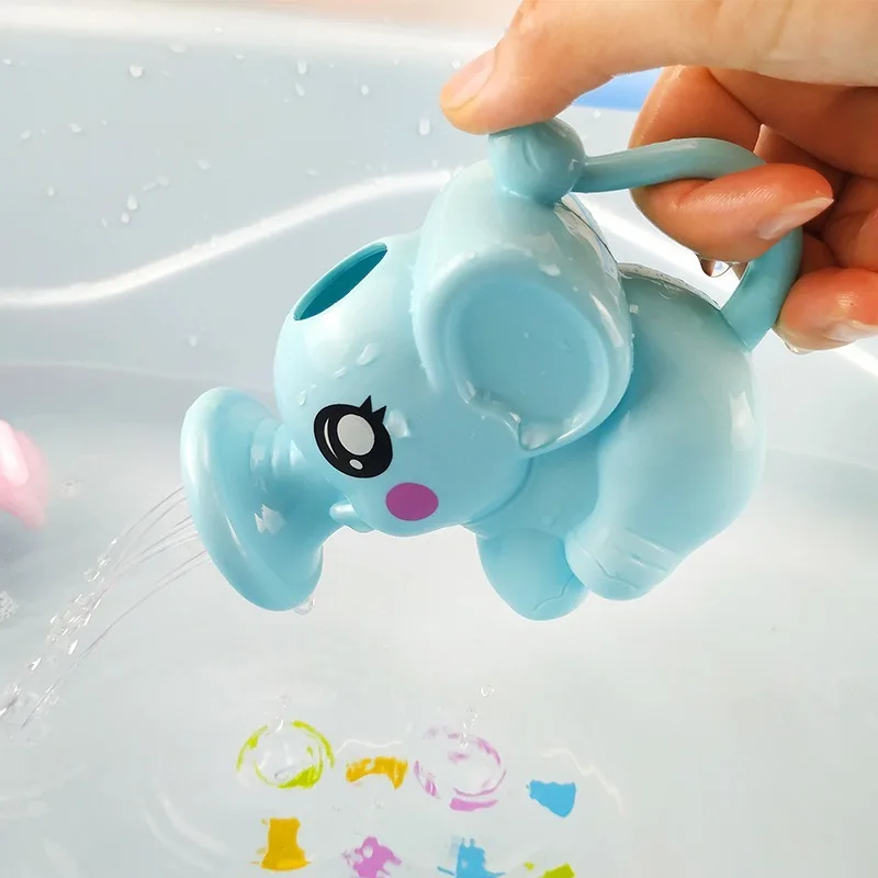 

Baby bath toys elephant shower spray water bottle boys and girls bathroom infants children playing water beach toys wholesale