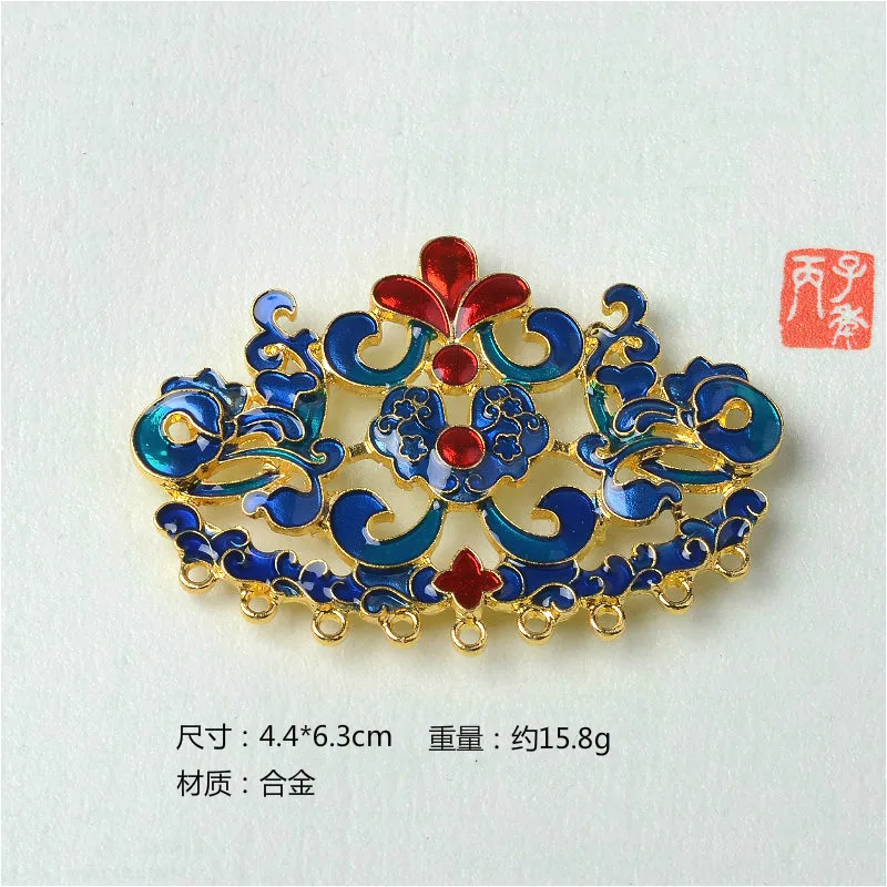 Античный стиль серии стиль Cloisonne сплав аксессуары невесты головной убор аксессуары DIY Ювелирные изделия напрямую от производителя продажи