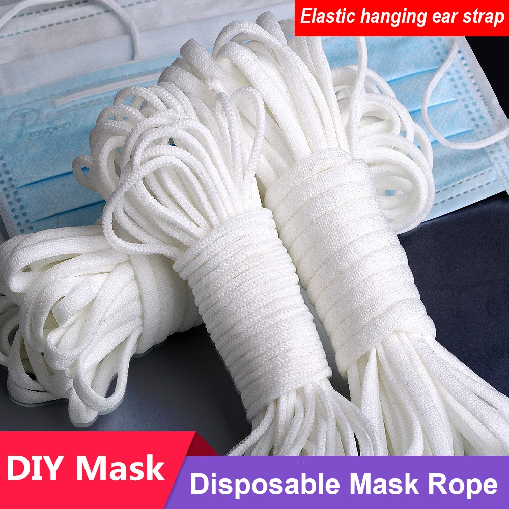 

Disposable mask rope ear belt elastic elastic hanging ear belt oil core rope for all kind of mask
