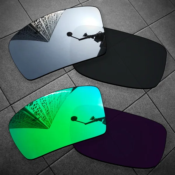 Vonxyz Multiple Choices Polarized Replacement Lenses for-Oakley Eyepatch 2 Sunglasses - Цвет линз: Chrome-Jade Mirror