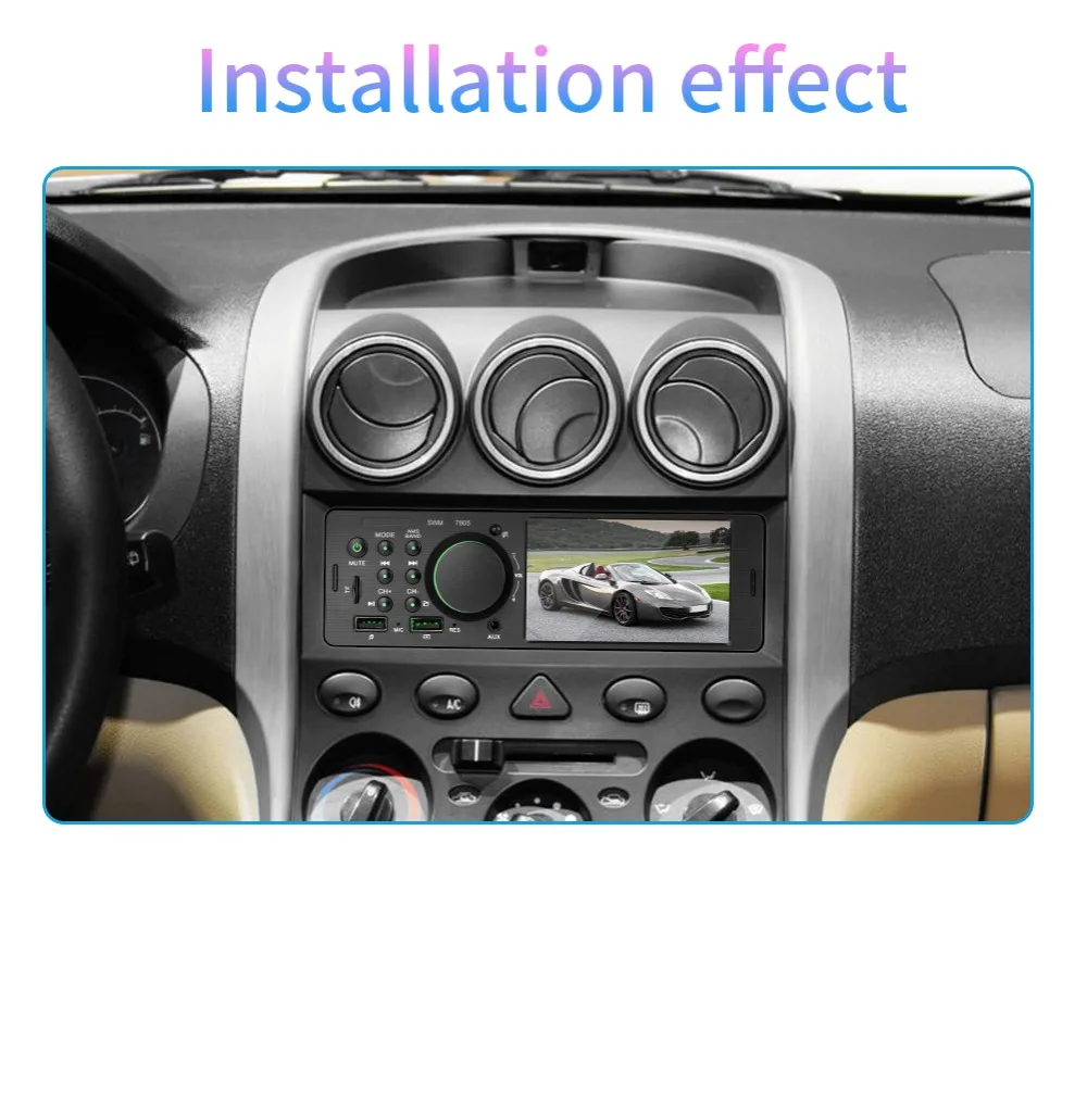 1 Din автомагнитола Bluetooth Авторадио Мультимедиа MP3 MP5 плеер 4,1 дюймов автомобильный стерео 12 В Авто Аудио FM USB пульт дистанционного управления